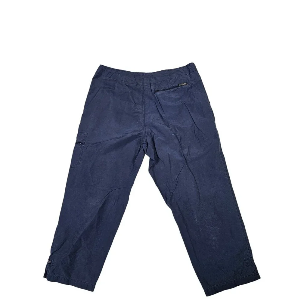 Columbia Women's Cargo Capri Pants - Navy - Size L - Picture 6 of 9